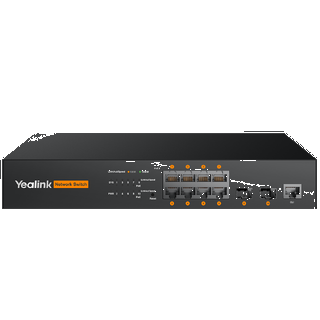 Yealink AVoIP RCH80 Switch 8-port L2+ web-based managed AV switch