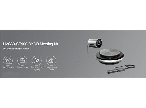 Yealink BYOD UVC30-CP900 BYOD-BOX Bordhøytttaler, mikrofon og kamera