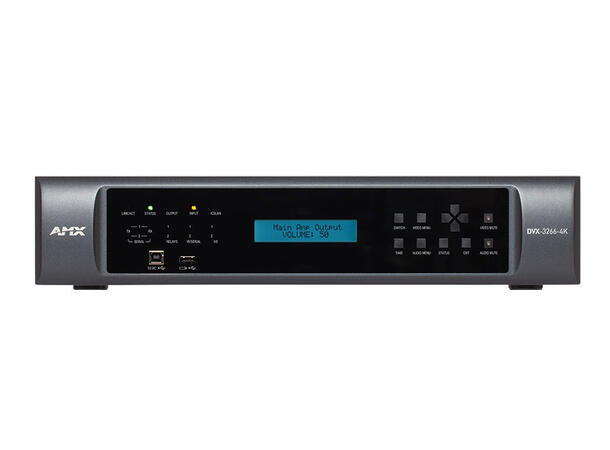 AMX DVX-3266-4K Presentation Switcher 4 HDMI Inputs 4 DXLink-4K60 Inputs