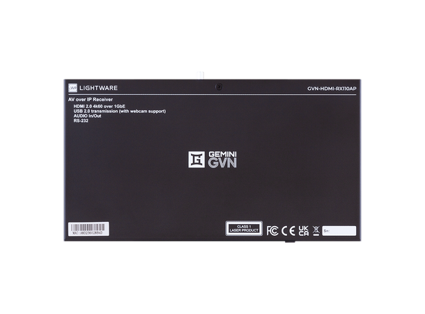 AVoIP LWR 1G RX Mottaker HDMI Audio ut HDMI/USB 2.0 4K UHD@60Hz