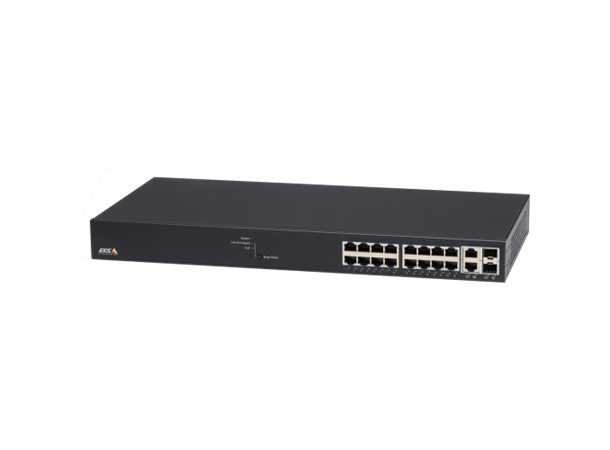 AXIS T8516 PoE+ Network Switch 26.8 Mpps, Switching capacity: 36 Gbps