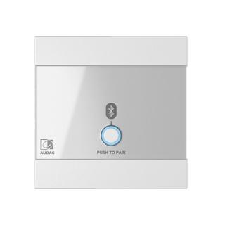 Audac WP220 hvitt Blåtannspanel Bluetooth panel universal