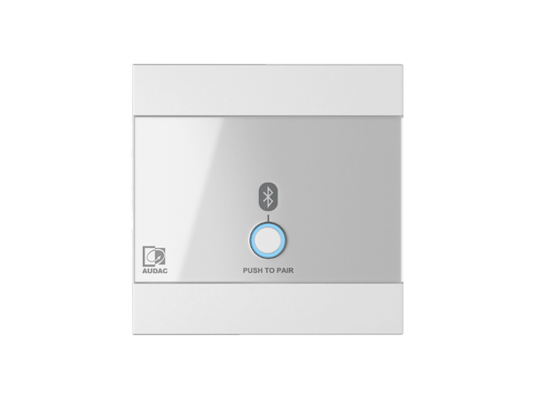 Audac WP220 hvitt Blåtannspanel Bluetooth panel universal