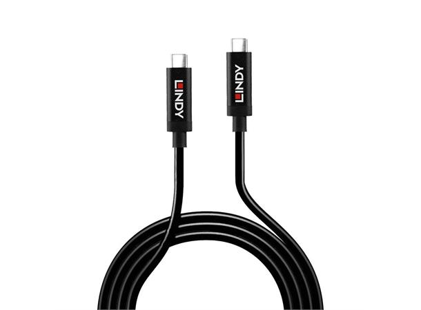 Lindy USB-C 3.1 Kabel C-C - 5m C(M) - C(M) USB Kabel 10Gbps Sort