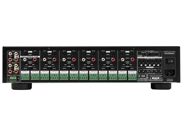 Parasound ZoneMaster 12 Amp 12 kanals effektforsterker 12x60W