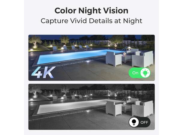 Reolink 4K overvårningskamera pan & tilt 4K AI 360 Pan 90 Tilt 5X Zoom PoE