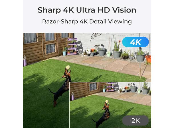 Reolink 4K overvårningskamera pan & tilt 4K AI 360 Pan 90 Tilt 5X Zoom PoE