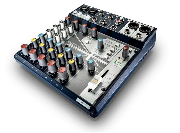 Soundcraft Notepad-8FX 8 kanals mikser 2 mik, 2 stereo, USB, FX