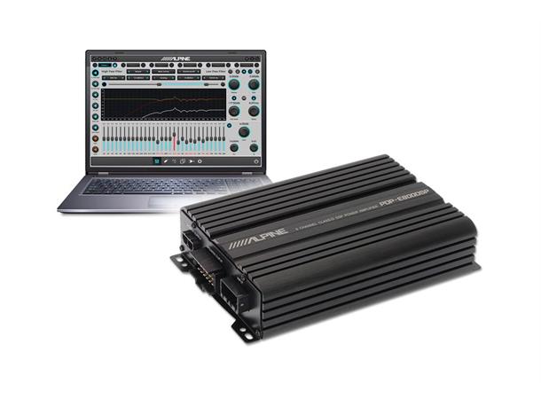 Alpine PDP-E800DSP forsterker 8x100W 6ch inn DSP