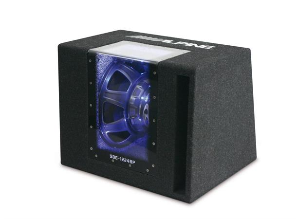 Alpine SBG-1224BP basskasse 800W 12" 250W RMS, TypeG, Plexi (2ohm)