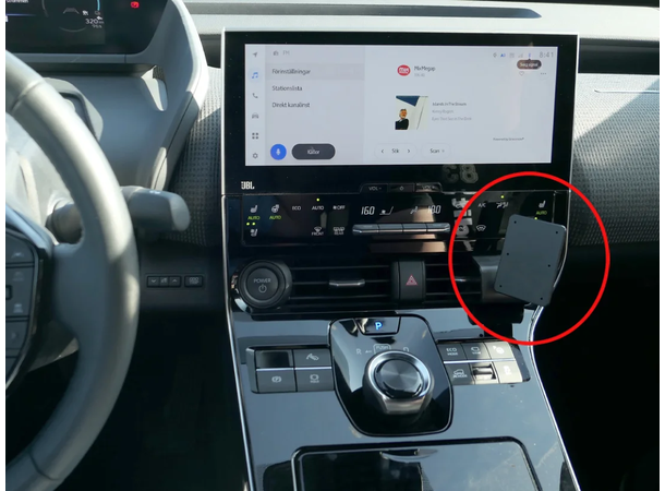 BRODIT ProClip Toyota feste til dashbord Toyota bZ4X 23-25