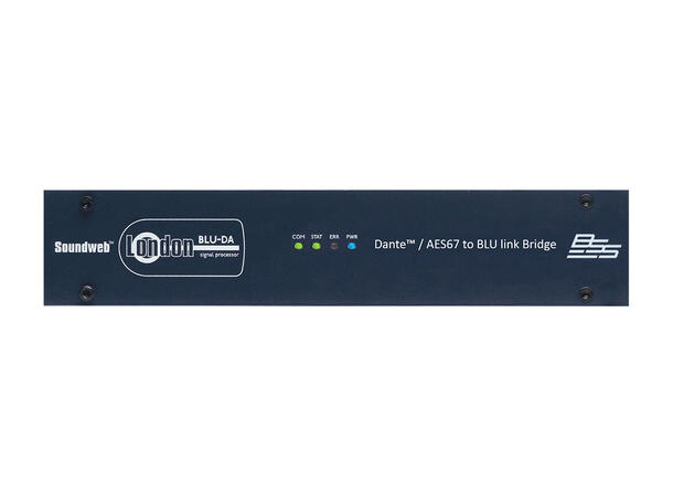 BSS BLU DAN Soundweb BLU-link til Dante BLU-link til Dante AES67  64x64 kanaler