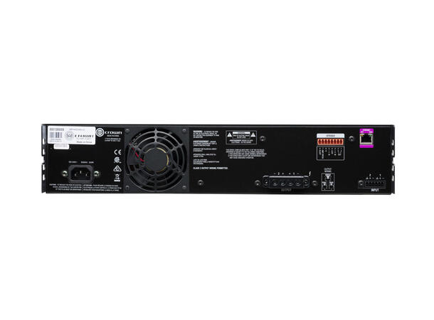 Crown DCi2 600 Effektforsterker 2 x 600W i 4ohm rackmontering 2U