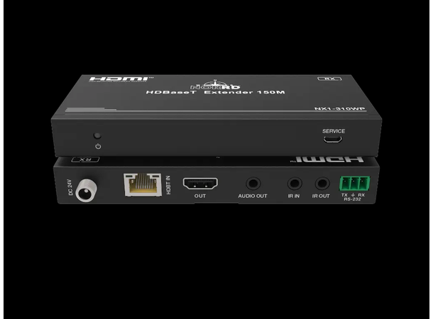 HDbt HDMI USB-C kit NX1-310WP Komplett veggplate og mottaker kit, 120