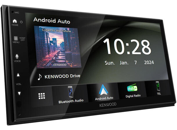 KENWOOD DMX5023DABS CarPlay Android Auto BT, DAB+, Shortbody, A.Auto, CarPlay ++
