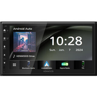KENWOOD DMX5023DABS CarPlay Android Auto BT, DAB+, Shortbody, A.Auto, CarPlay ++
