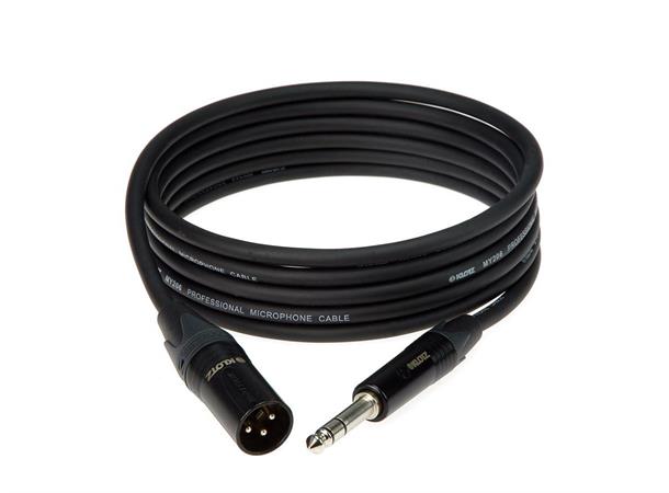 Klotz overgangskabel 5m  XLR-Stereo Jack XLR Male - stereo jack Neutrik