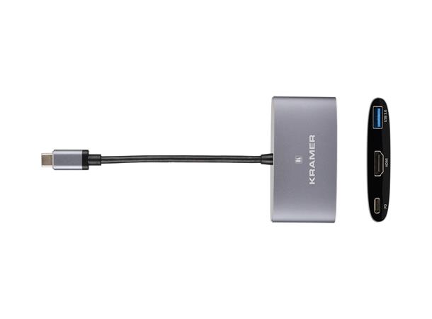 Kramer Adapter USB-C > USB/ HDMI USB-C > HDMI og USB3.0 PD 4K