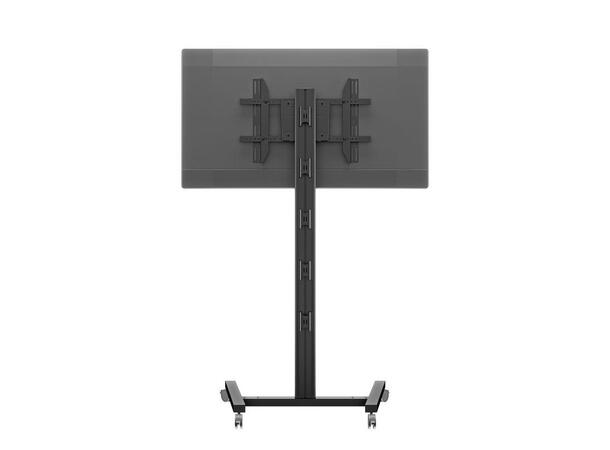Multibrackets TV gulvstativ Single 180 Svart, 50kg, 700x400, 32-65" på hjul
