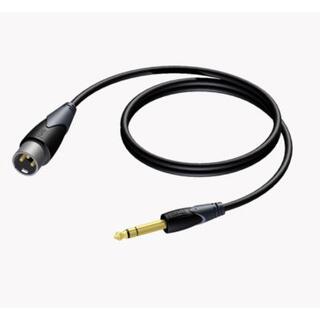 Procab CLA724 XLR M - JackStereo M 10m HQ, XLR han - 6,3mm Jack han stereokabel