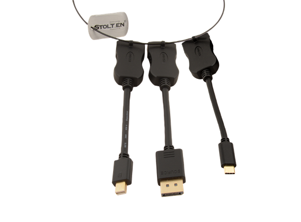 Stoltzen Nyx Adapter Ring Cable 3 4K USB-C, DISPLAY PORT, MiniDP - 4K60
