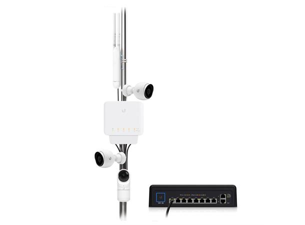 Ubiquiti Unifi Switch Flex 5xRJ45, utendørs bruk.