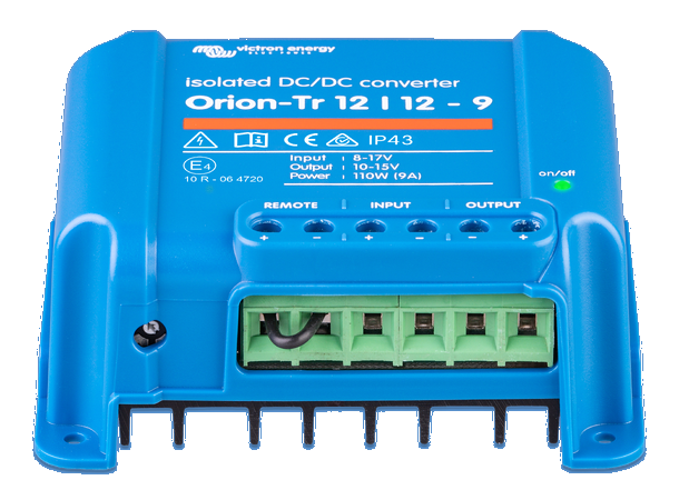 Victron Orion-Tr 12/12-9A (110W) Isolert DC-DC Inverter 9A 12V 110W