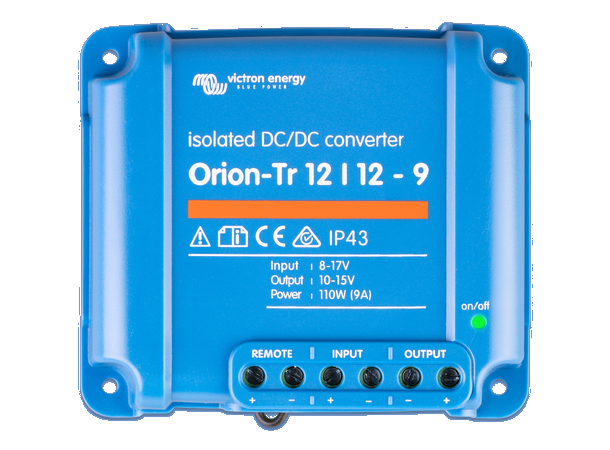 Victron Orion-Tr 12/12-9A (110W) Isolert DC-DC Inverter 9A 12V 110W