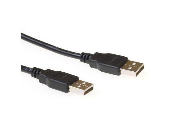 ACT USB2 Kabel A-A -  5,0 m Spesial A-A USB Kabel Sort