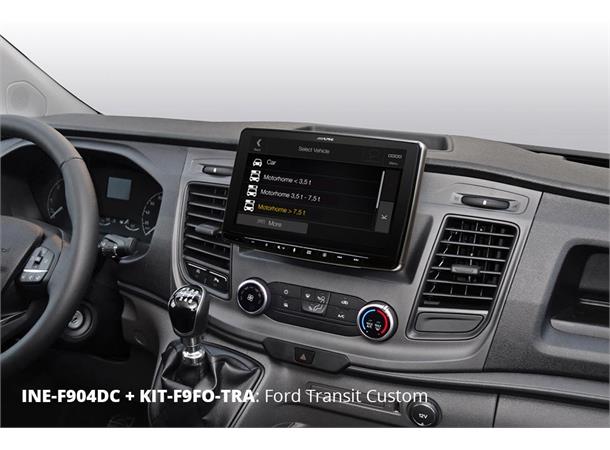 Alpine INE-F904DC TRUCK navigasjon enhet CAMPER 9-tommer  CarPlay Android Auto