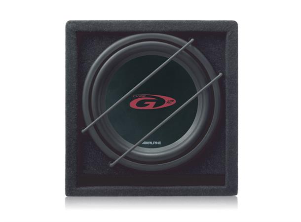 Alpine SBG-1224BR basskasse 2ohm 12" TypeG, 800W, 28-200Hz, Plexi, 2ohm