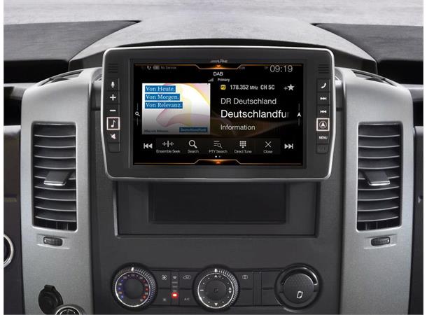 Alpine X903D-S906 Premium Navi Sprinter 9" skjerm DAB+ CarPlay AnroidAuto