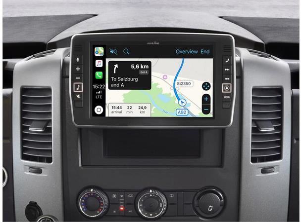 Alpine X903D-S906 Premium Navi Sprinter 9" skjerm DAB+ CarPlay AnroidAuto