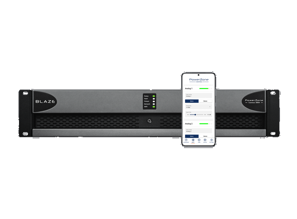 Blaze Audio PowerZone Connect 3004 Dante 4x750W @2-4 4x400W @ 8 2x1500W @ 100V