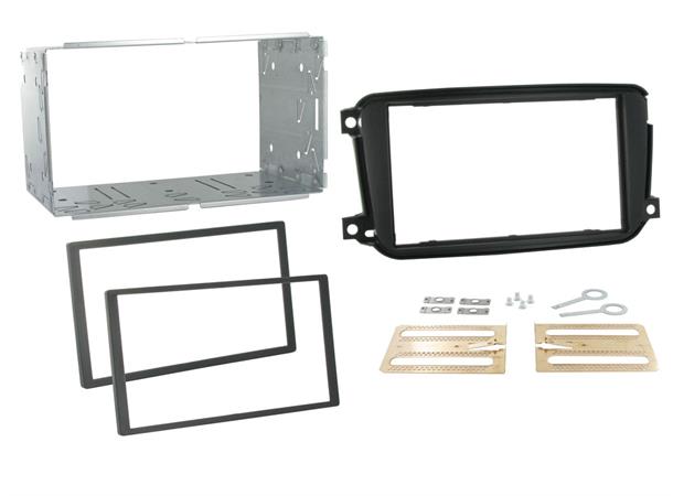 CONNECTS2 Premium monteringskit 2-DIN Smart For Two (2010-->)