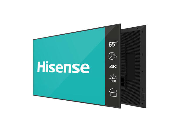 Hisense 65" 18/7 UHD 4K 500 nits D-LED Haze 25% | Wireless share | Android 11