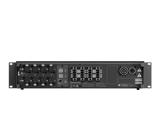 K-Array KA68 8 x 750W @ 4 Ohm DSP Klasse-D, profesjonell forsterker