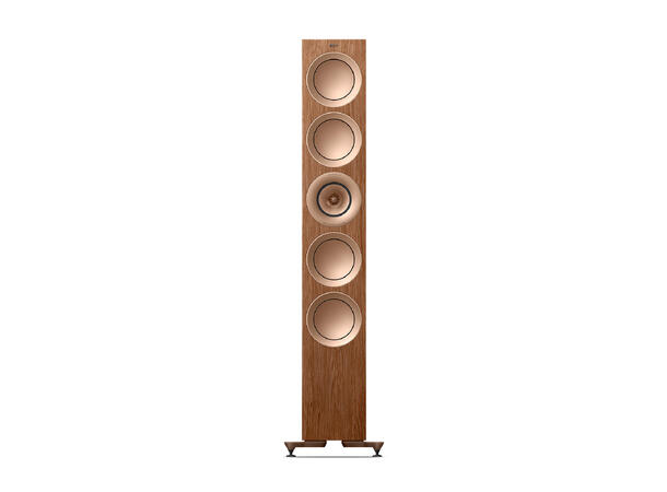KEF R11 Meta - Valnøtt, pris par 3-veis gulvstående flaggskiphøyttaler