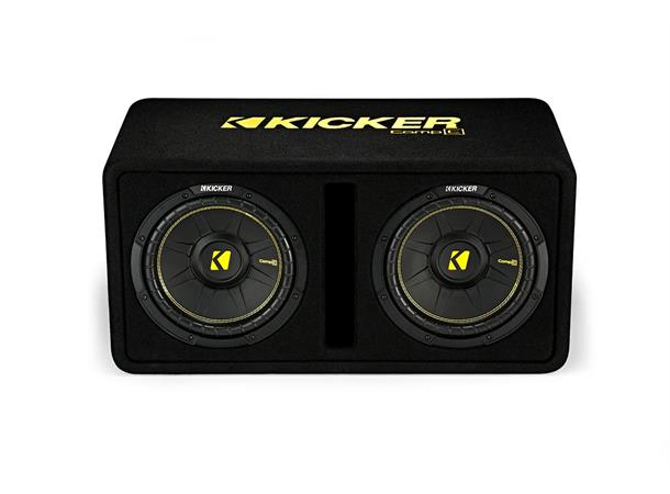 KICKER 44DCWC102 basskasse 2 x CompC®10-inch Subwoofers 2ohm