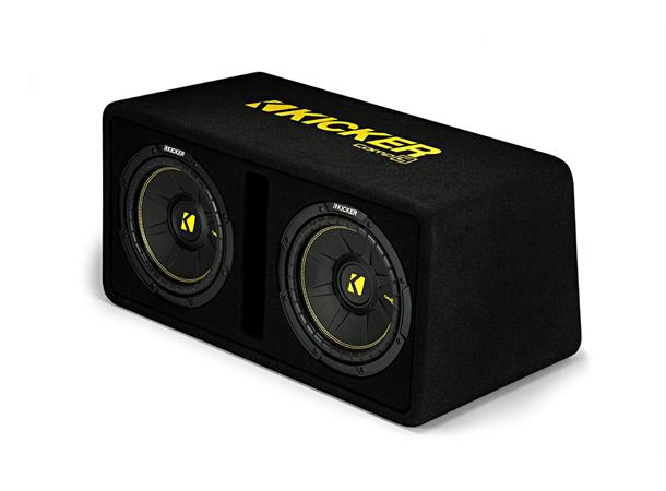 KICKER 44DCWC102 basskasse 2 x CompC®10-inch Subwoofers 2ohm