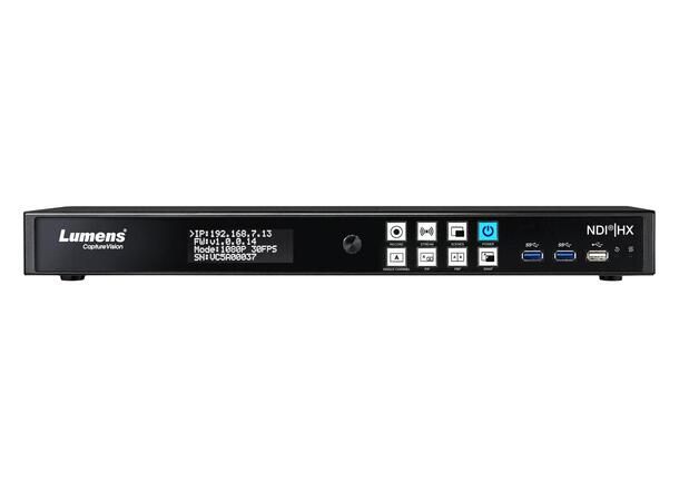 Lumens LC100N 2ch Recorder and Streaming Media Processor with NDI HX support 1080