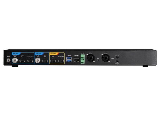 Lumens LC100N 2ch Recorder and Streaming Media Processor with NDI HX support 1080