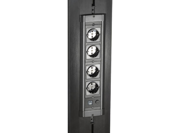 Multibrackets TV gulvstativ 3 skjermer 40-55", 800x400, maks 120kg på hjul