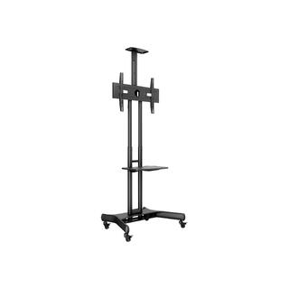 Multibrackets TV gulvstativ Basic 150 50kg, 600x400, ink hylle, 32-60" på hjul