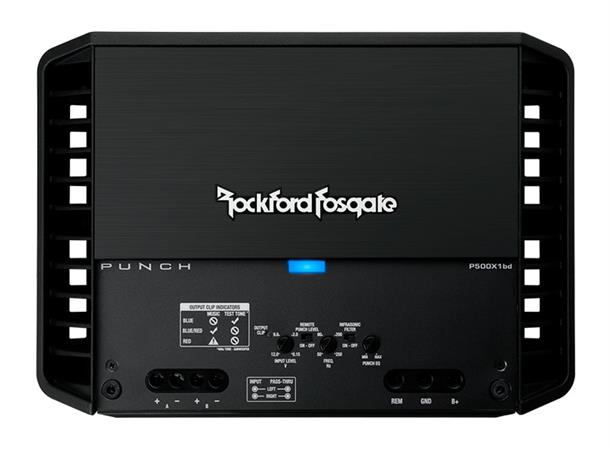 Rockford Fosgate Bilforsterker 1 x500W Punch monoforsterker, 1 Ohm stabil