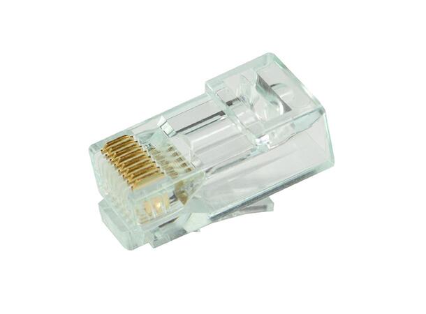 Simply45 Cat6 UTP Pass Through RJ45 RJ45 - 23AWG pris pr. stk.