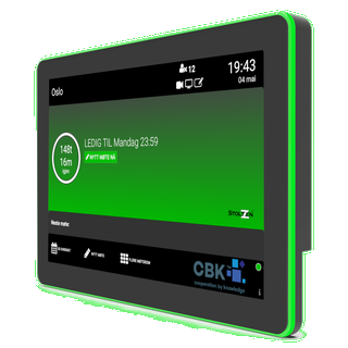 Stoltzen Metis Møteromsbooking 10" v2 LifeTimeLisens, 10" 1052T Panel & feste