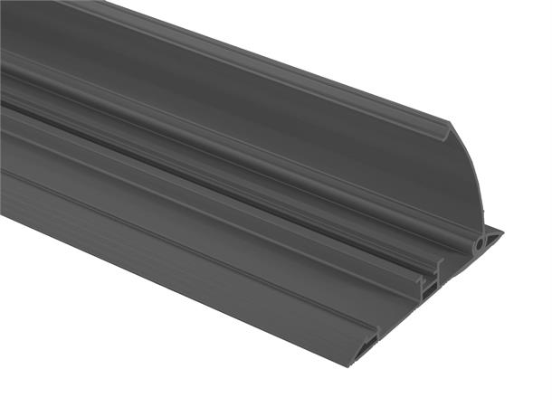 Stoltzen TALOS GS200 Gulvskinne 2m sort Gulvlist høyde 2,2cm bredde 13,9cm