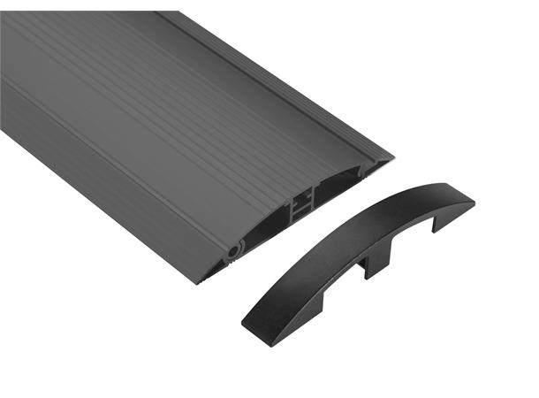 Stoltzen TALOS GS200 Gulvskinne 2m sort Gulvlist høyde 2,2cm bredde 13,9cm