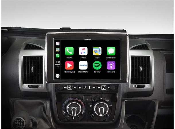 Alpine I902D-DU - multimediaenhet 9" touch screen, CarPlay, Android Auto